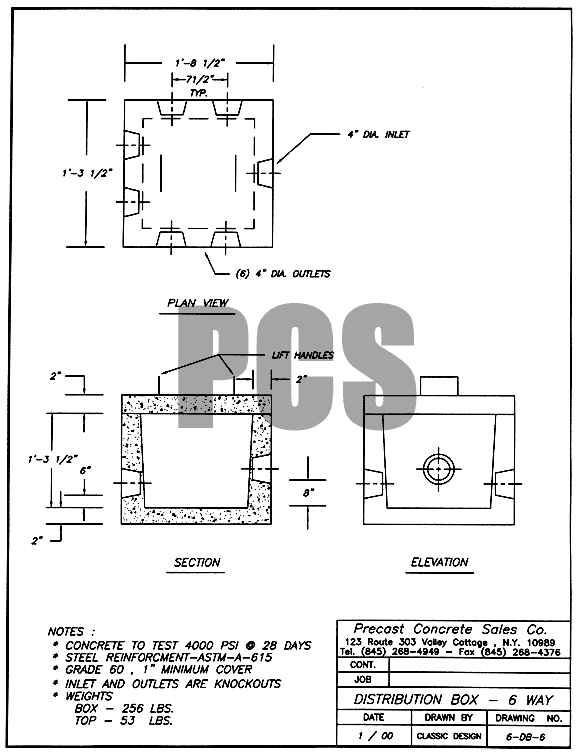 Distribution Box - 6 Way